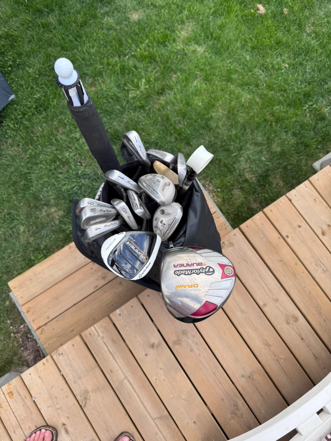 TaylorMade Burner Draw Golf Club Set with Ben Hogan Bag - photo 2