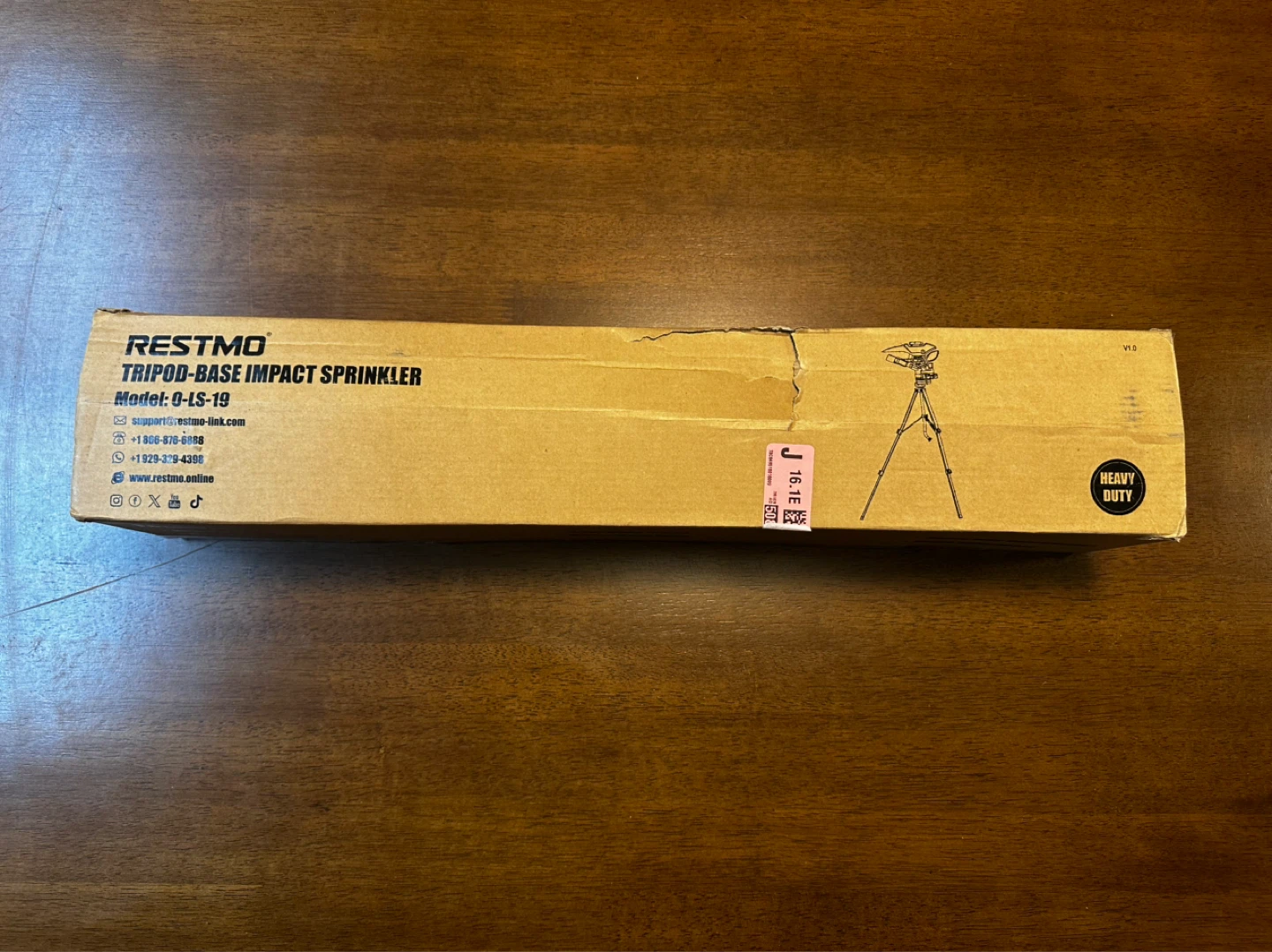 RESTMO Heavy Duty Tripod Impact Sprinkler