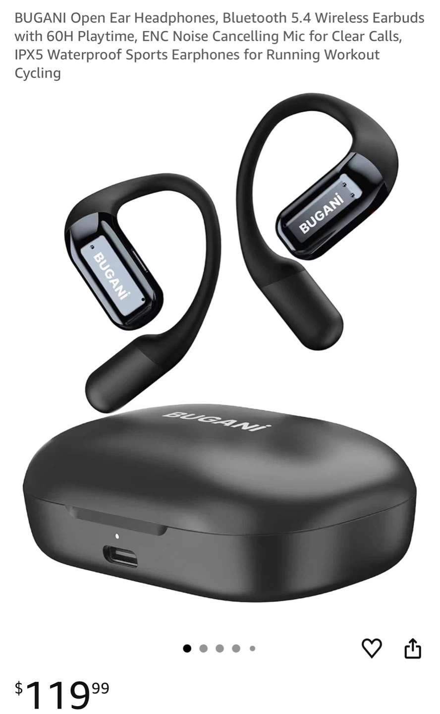 Brand new Open ear headphones for Running/Gym