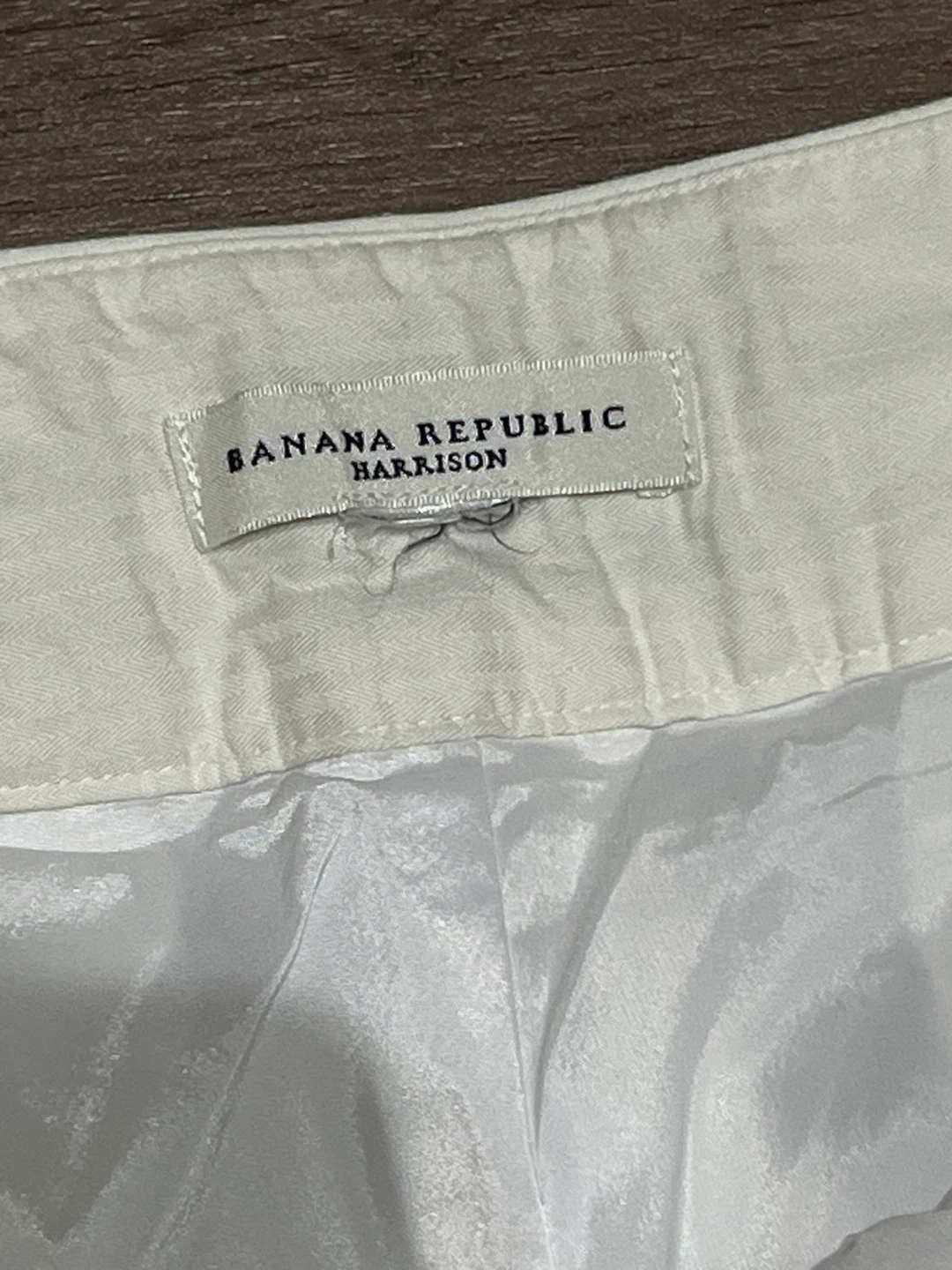 Banana Republic Harrison White Cropped Pants Women's Size 6 - photo 3