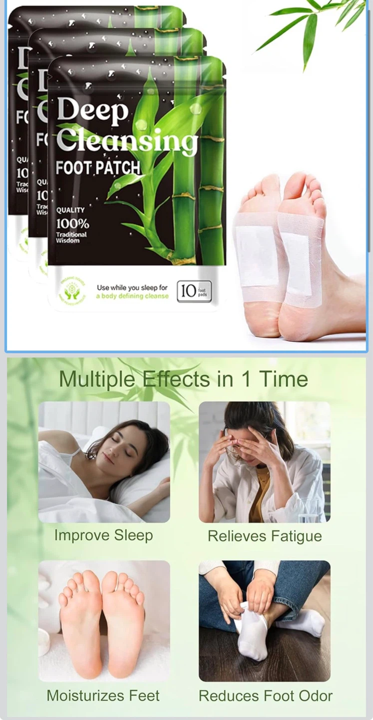 Deep Cleansing Foot Patch - 10 Count