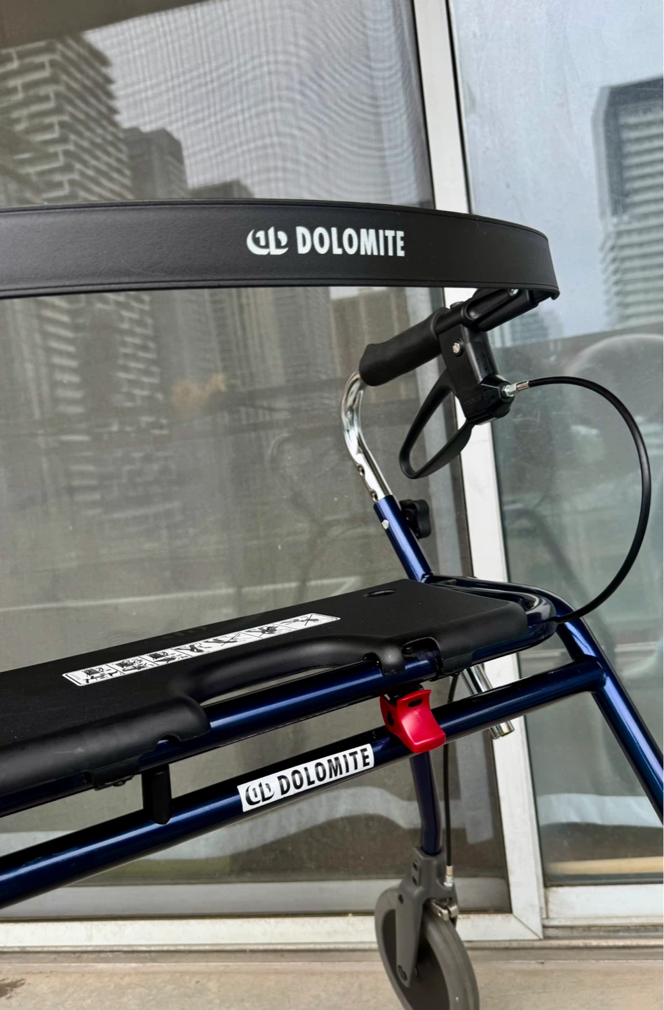 Dolomite Walker with Seat and Wheels