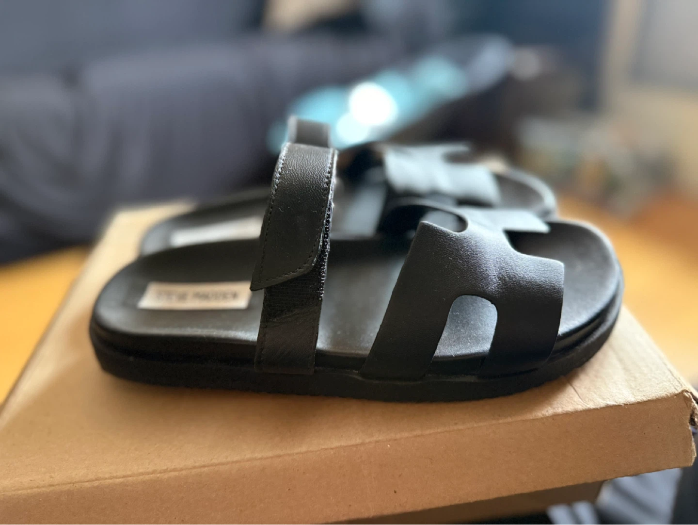 Steve Madden Black Slides Sandals - photo 3