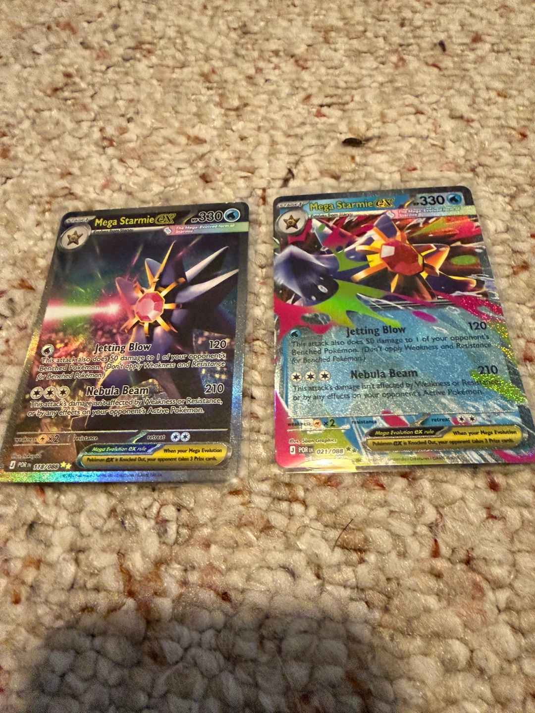 Pokemon Mega Starmie EX perfect order