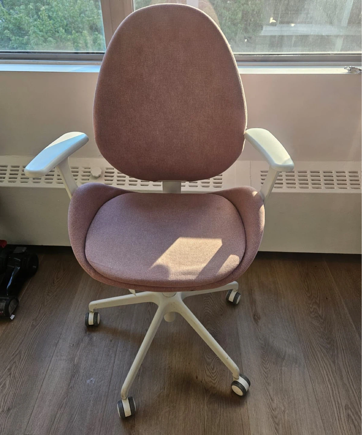 Office Chair - Pink Fabric
