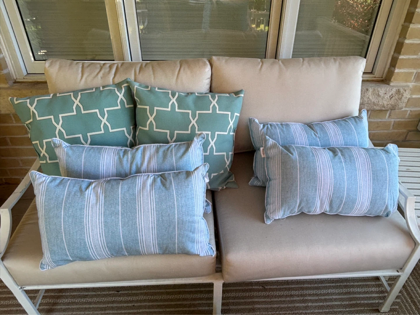 Selection of outdoor cushions