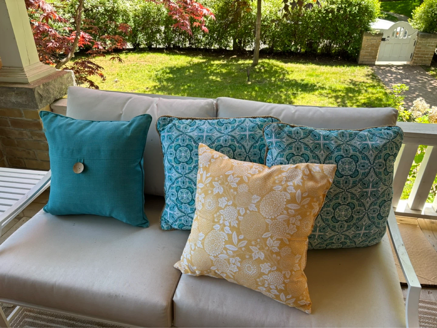 Selection of outdoor cushions - photo 2