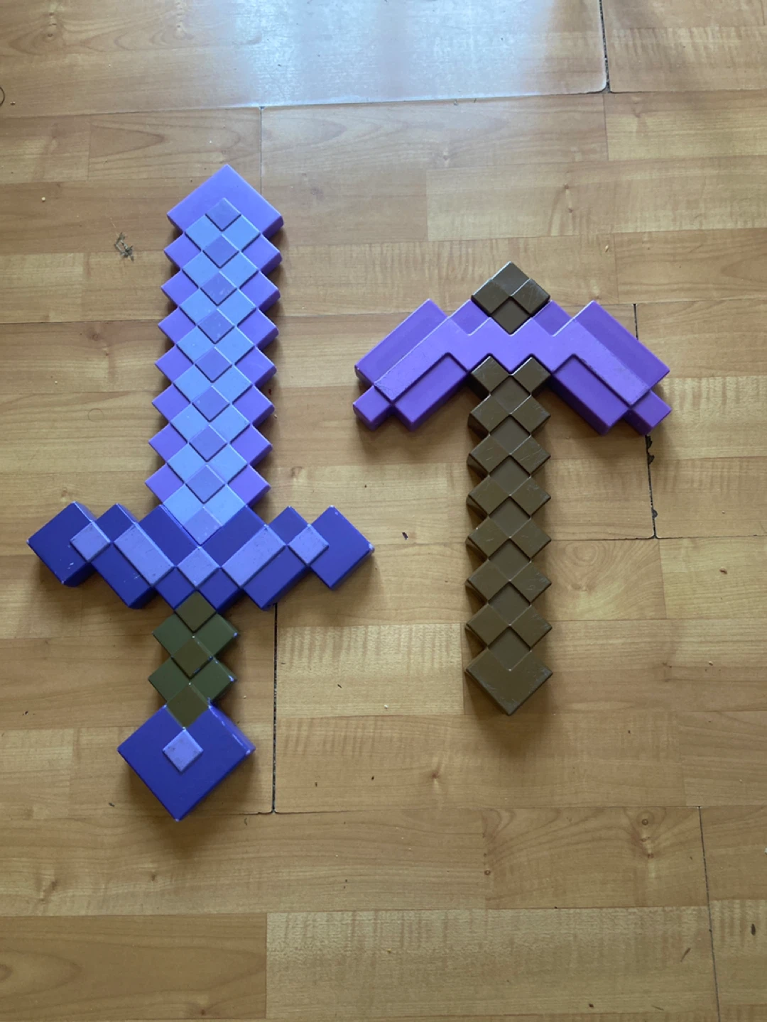 Minecraft Sword and Pickaxe Toy Set