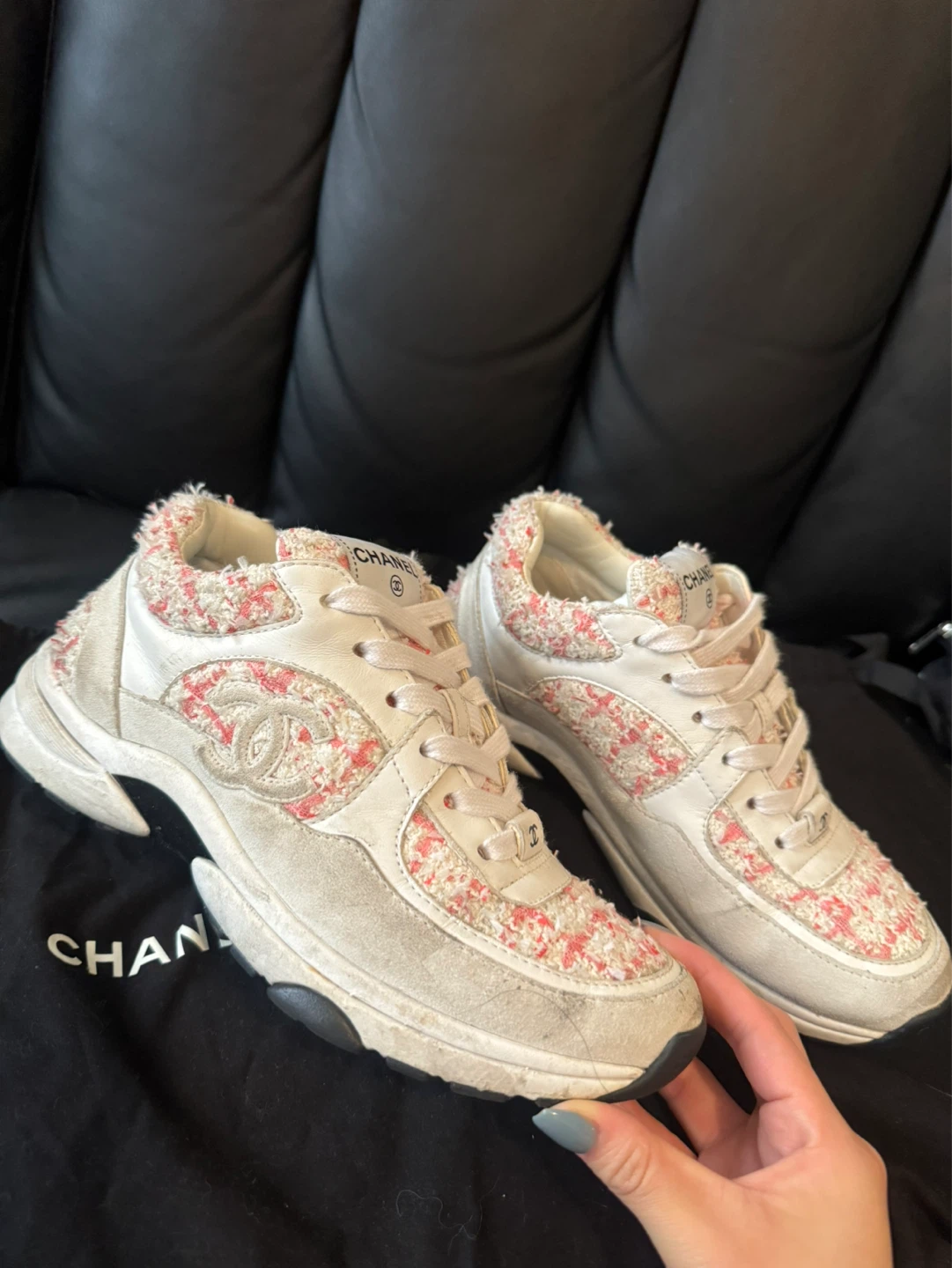 CHANEL Tweed Sneakers - photo 3