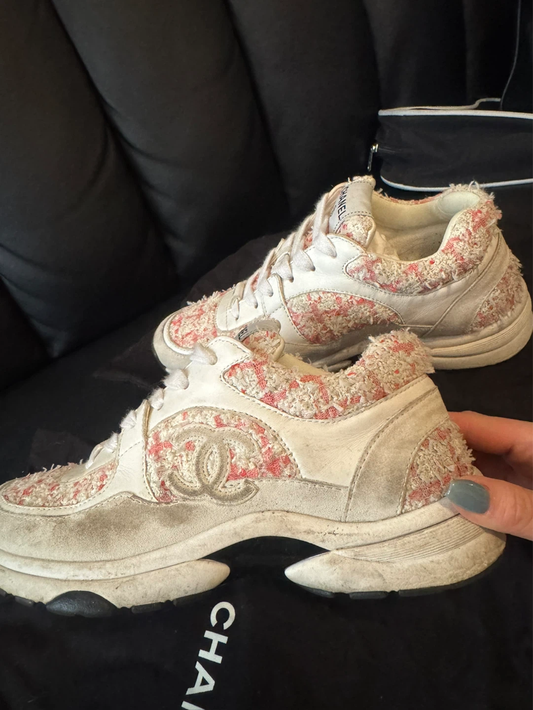 CHANEL Tweed Sneakers - photo 4