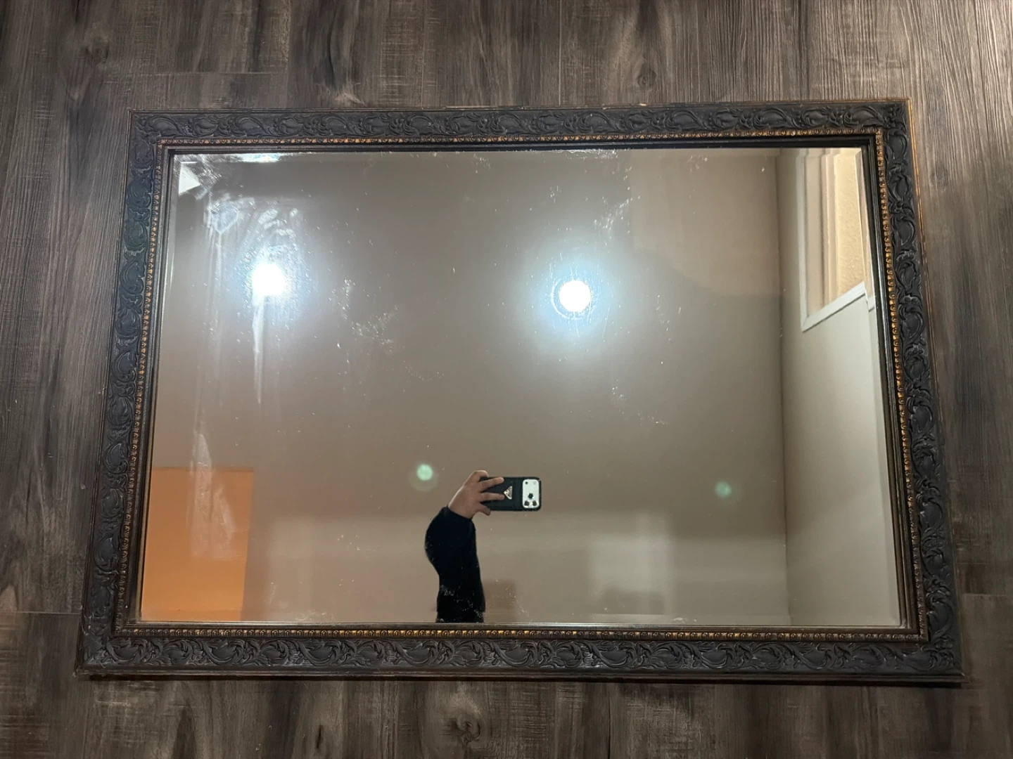 Decorative Wall Mirror with Ornate Frame