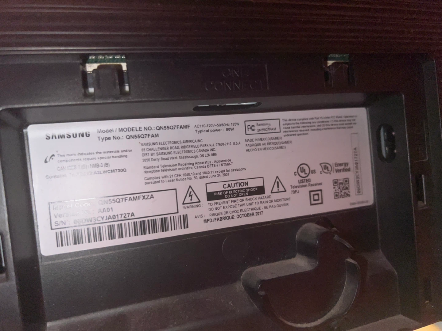 Samsung 55in tv - photo 2