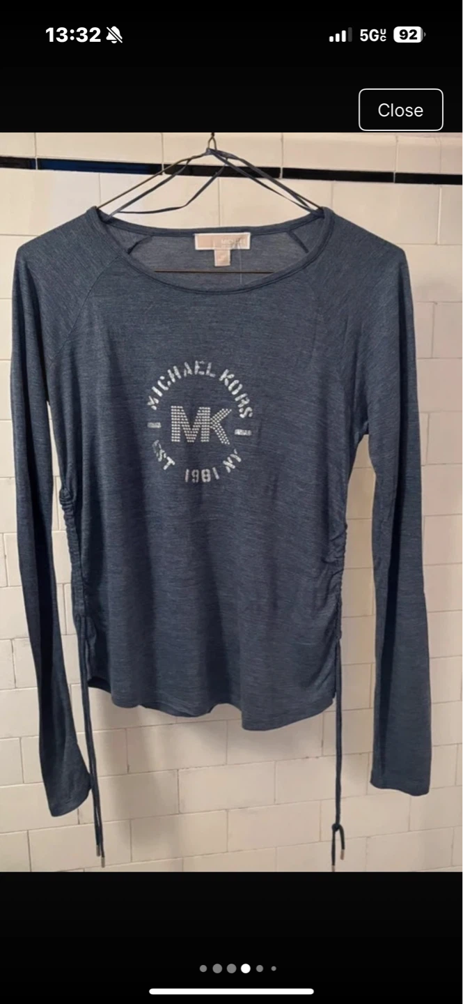 Michael Kors Long Sleeve Ruched T-Shirt - photo 2