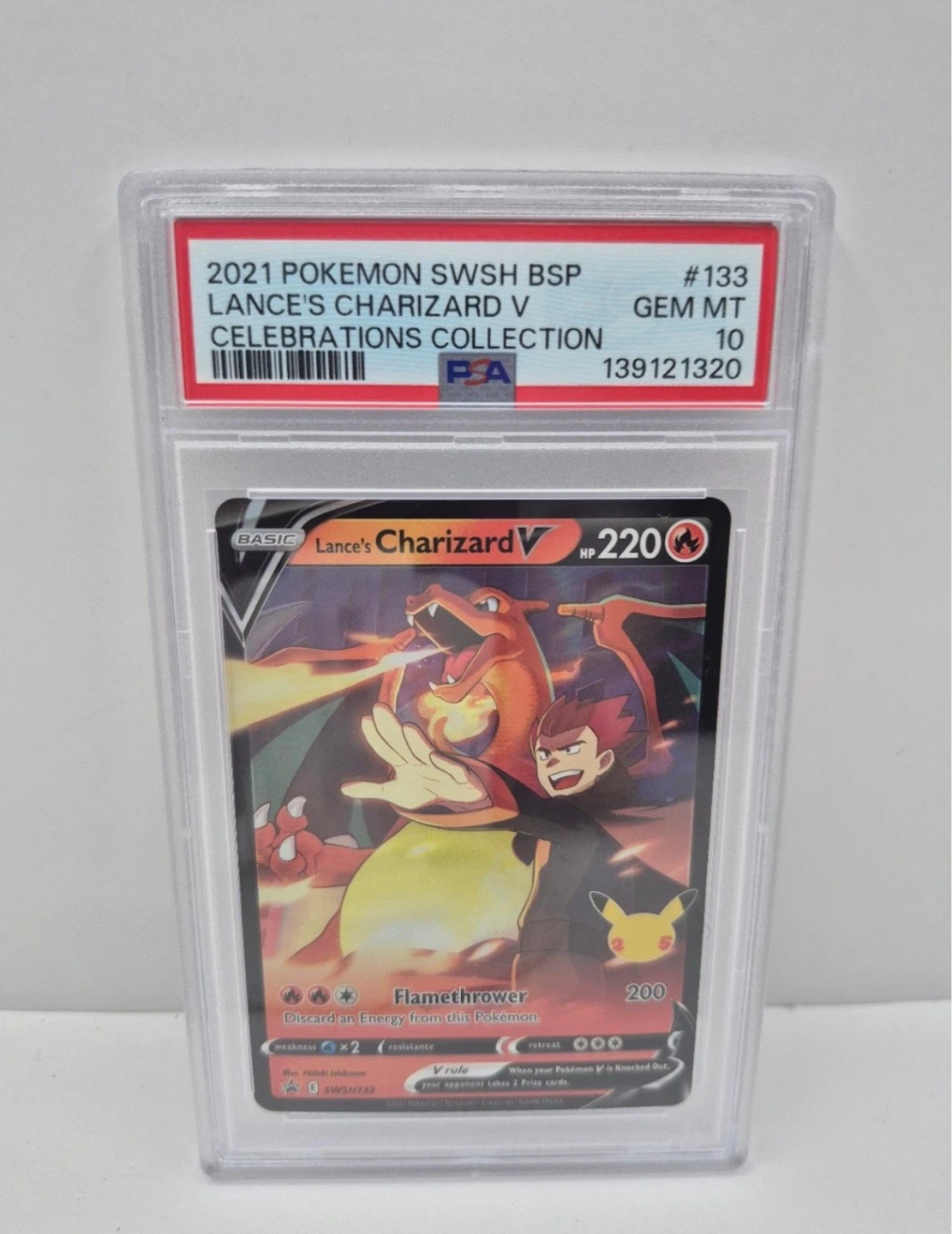 Lance’s Charizard PSA 10