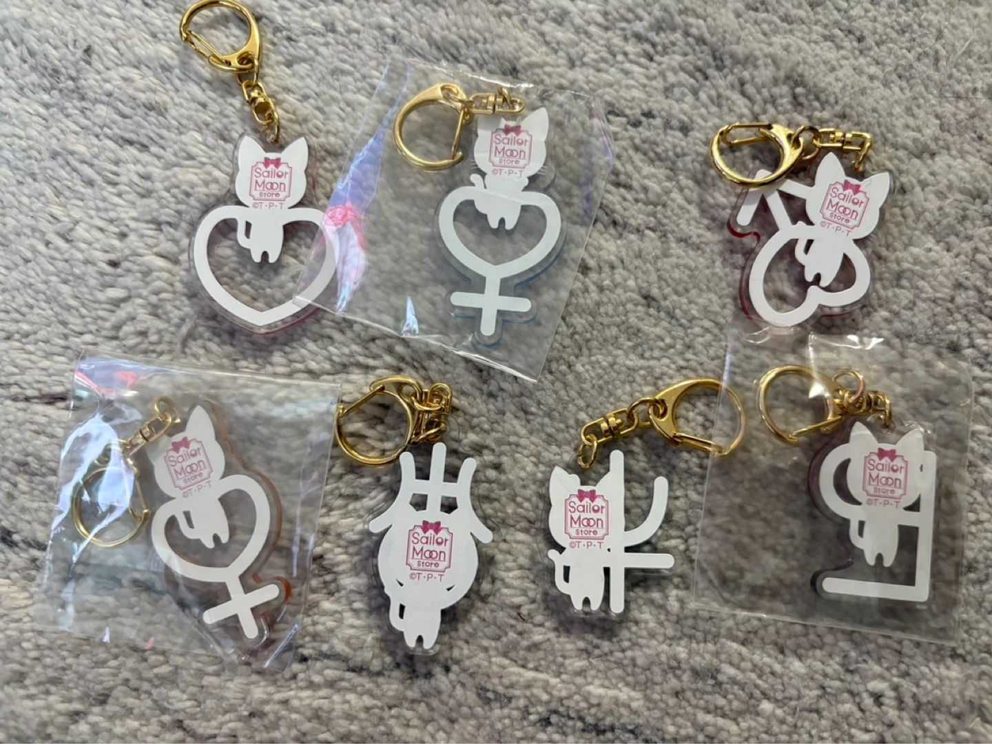 Sailormoon Luna keychains Sailormoon anime cosplay charm strap - photo 2