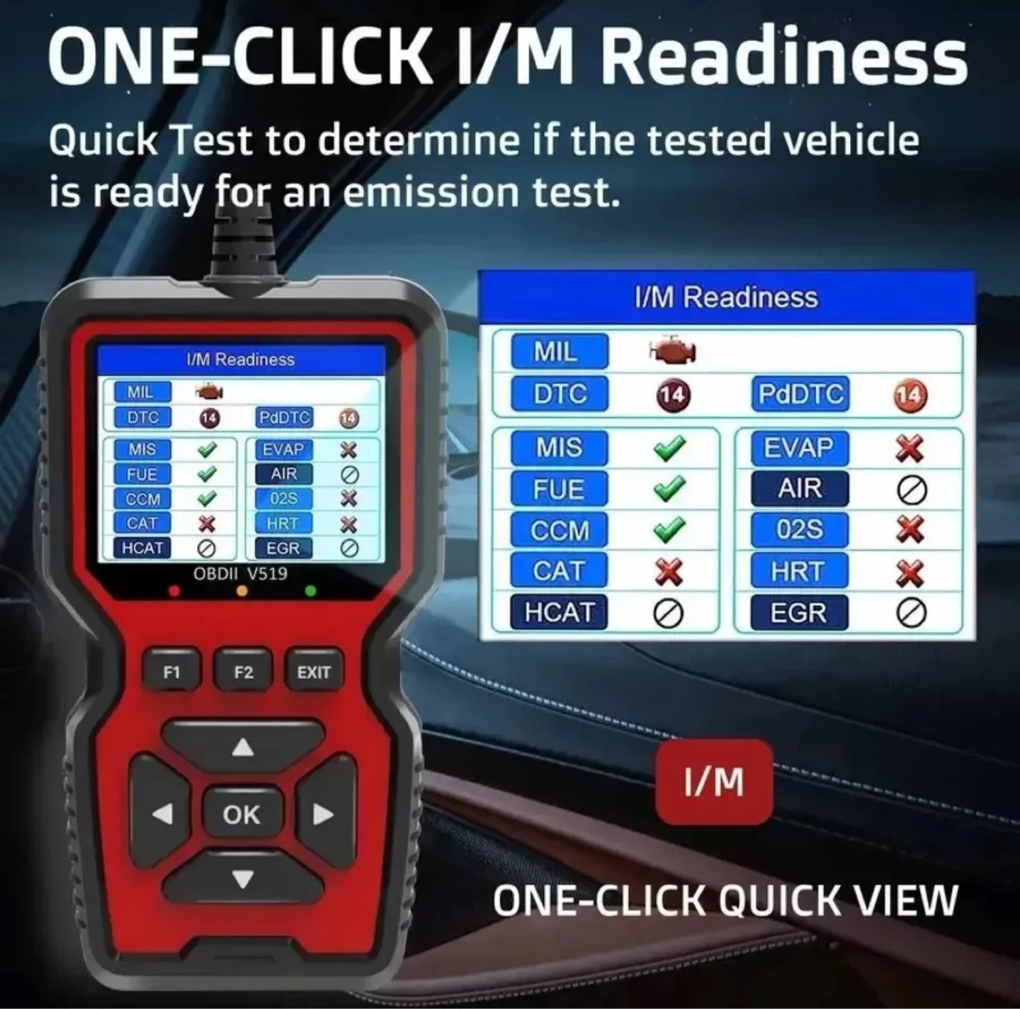 OBD2 Scanner Code Reader for Cars - photo 4