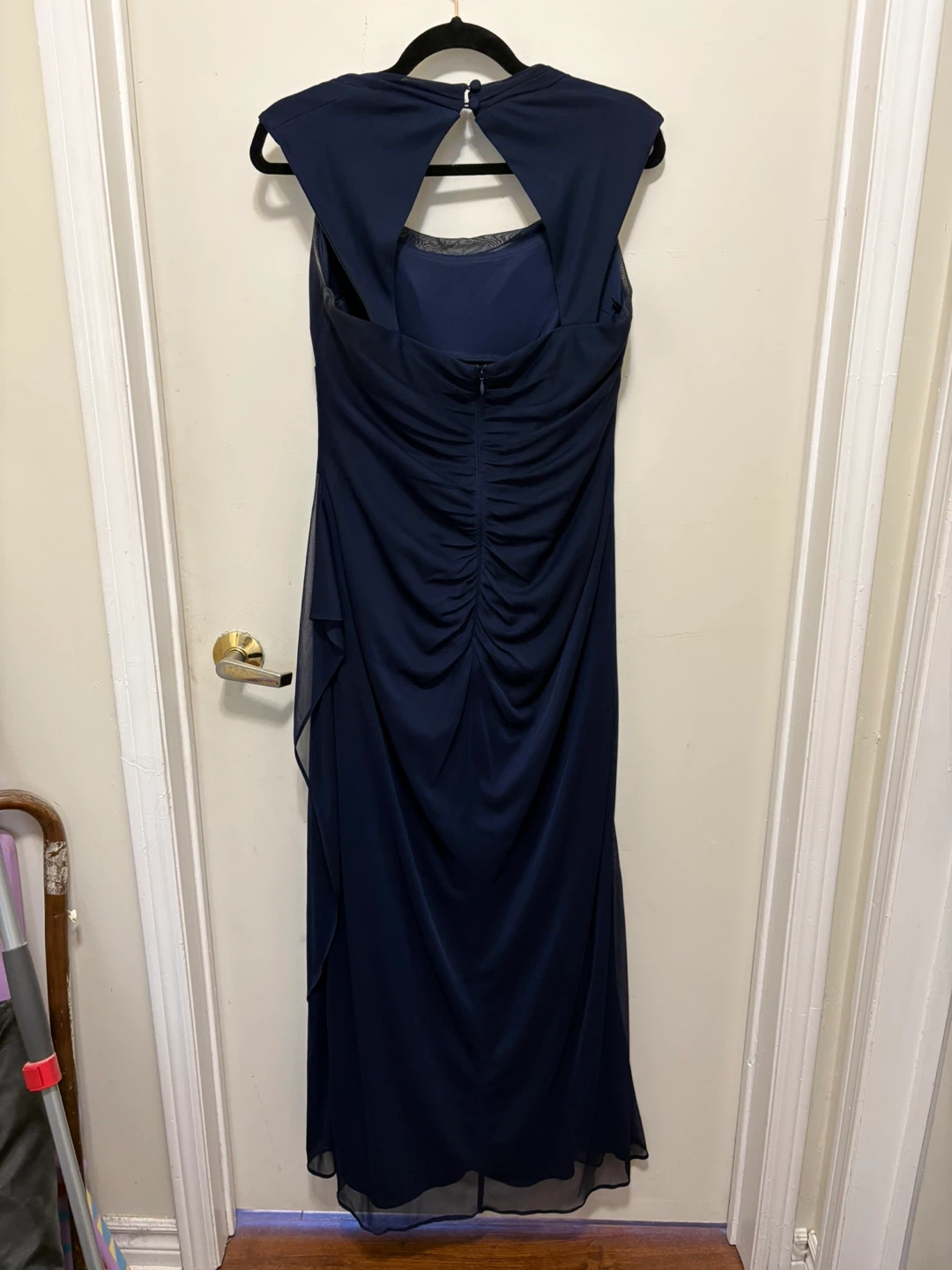 Cleo Navy Blue Evening Gown Size 14 - photo 3