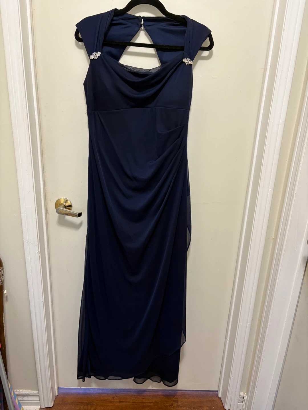 Cleo Navy Blue Evening Gown Size 14