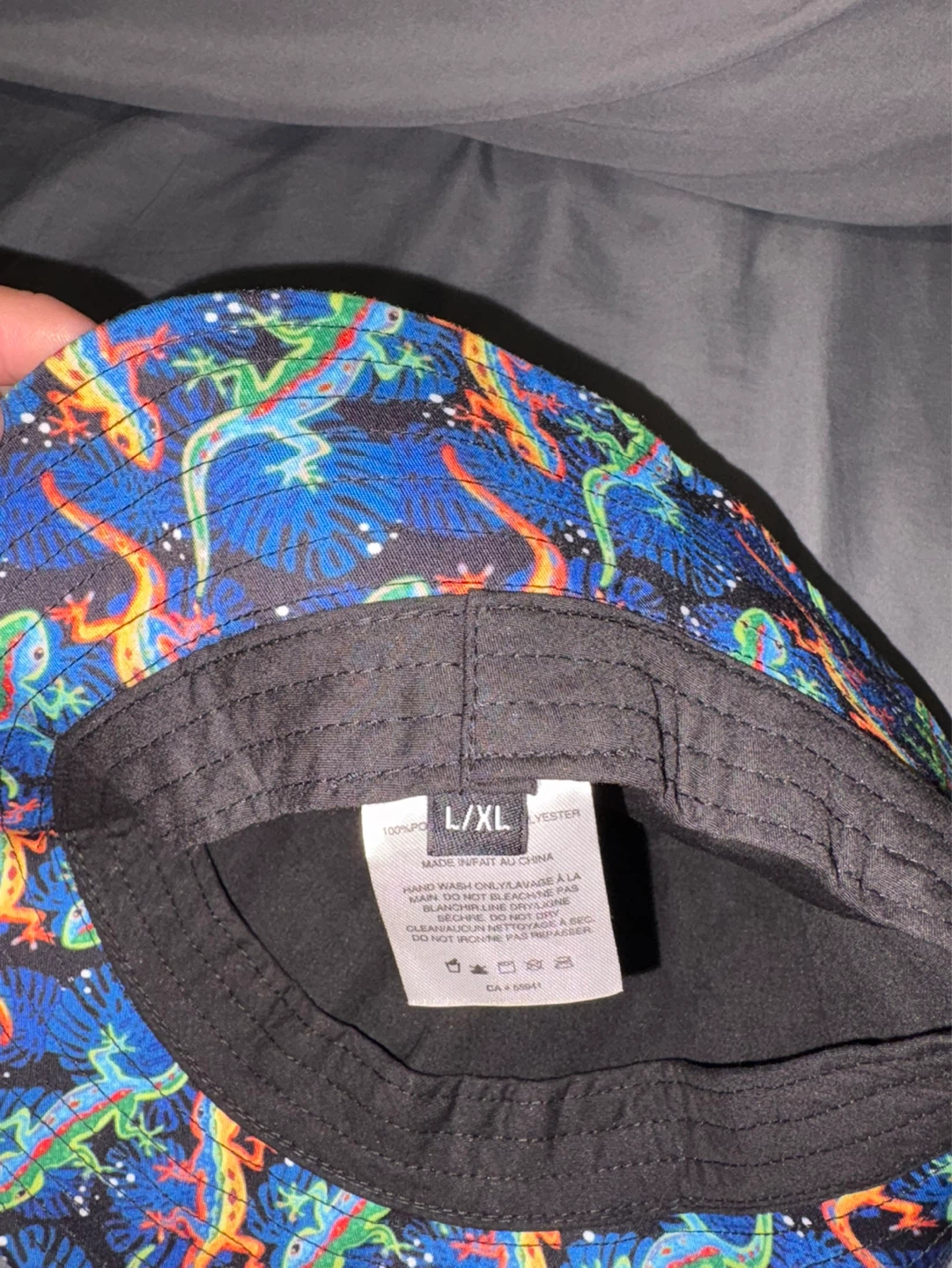 Bucket Hat L/XL All-Over Lizard Print - photo 2