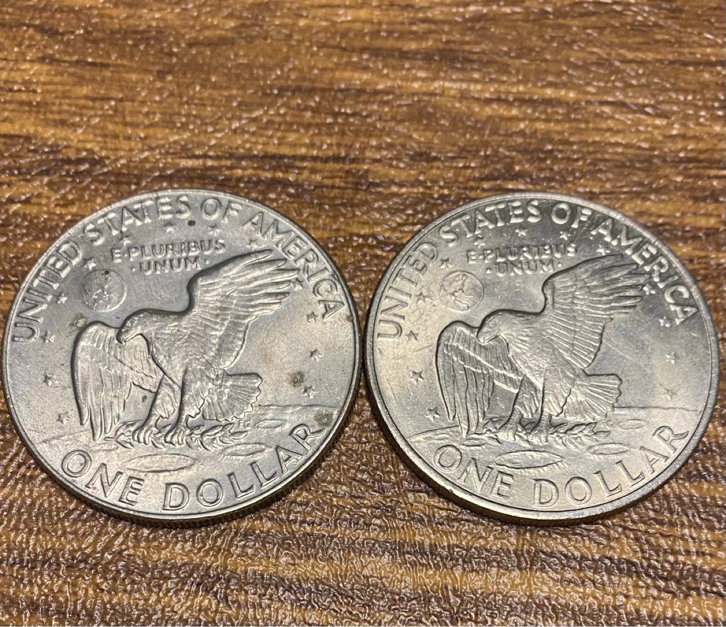Two Eisenhower Dollar Coins - 1972 & 1974 - photo 2