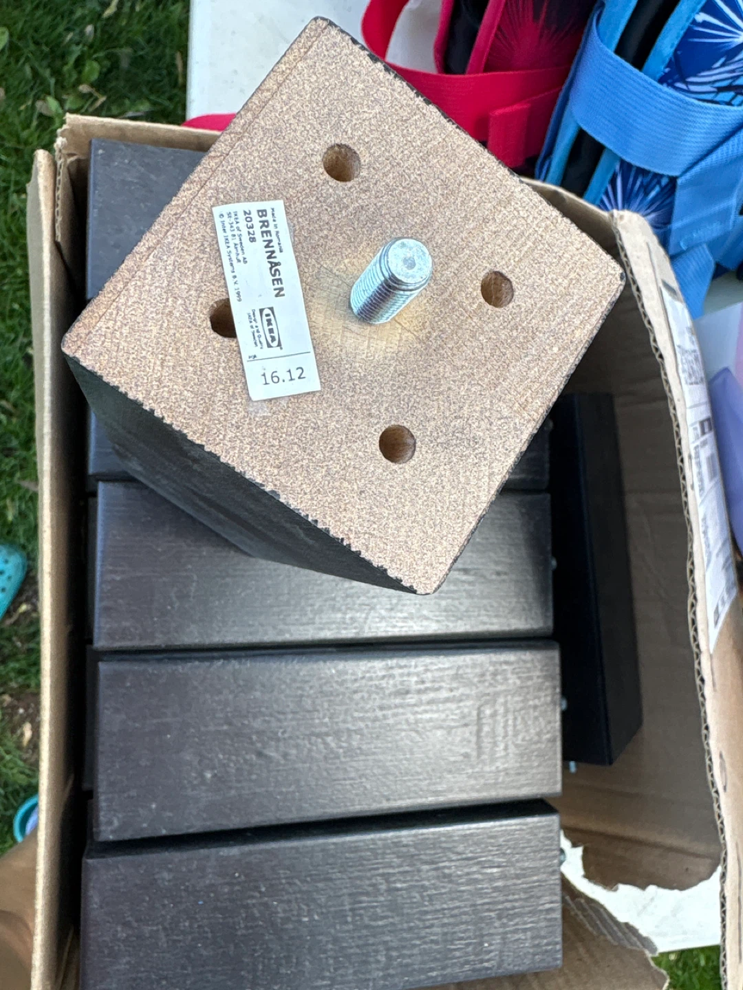 12 IKEA BRENNASEN Furniture Legs