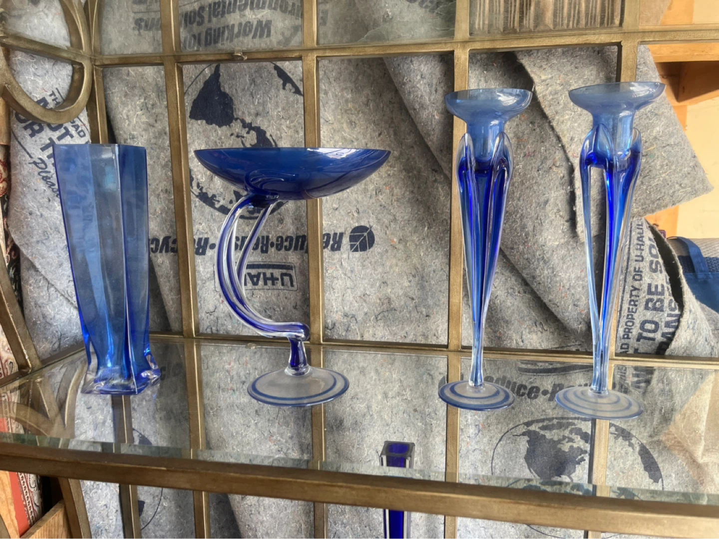 Bright Blue Glass Dishes, Cookware & Decor 54 pieces - photo 4