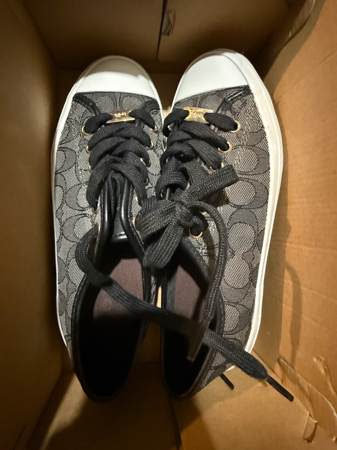 Coach "C" Monogram Sneakers (US 6, 36 EUR, 230cm) - photo 3