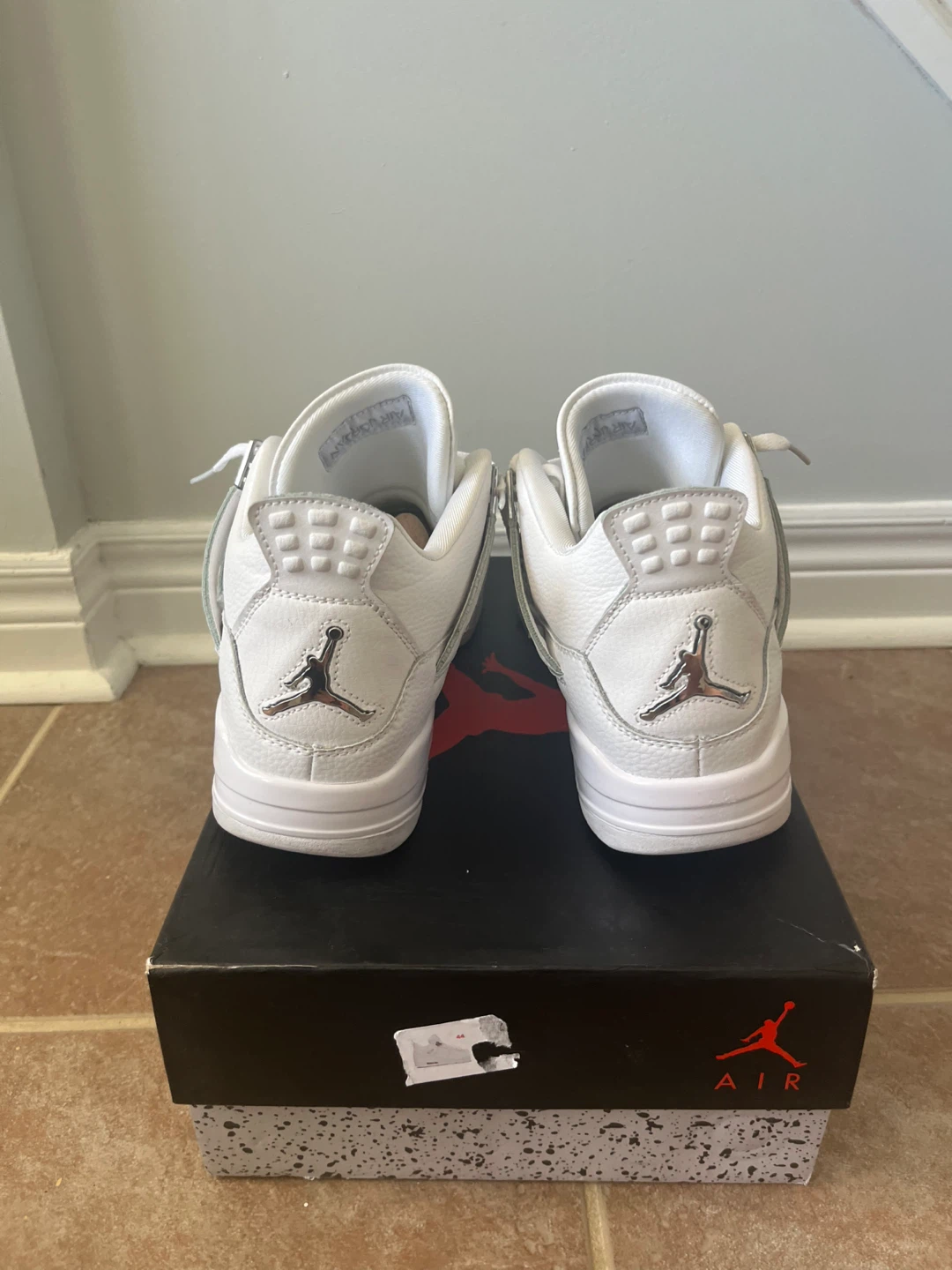 Air Jordan 4 Retro White Cement Men's Shoes - photo 2