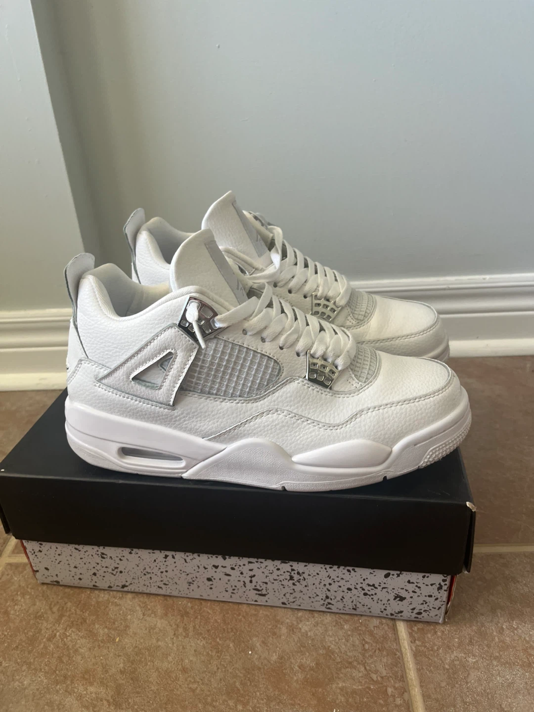 Air Jordan 4 Retro White Cement Men's Shoes