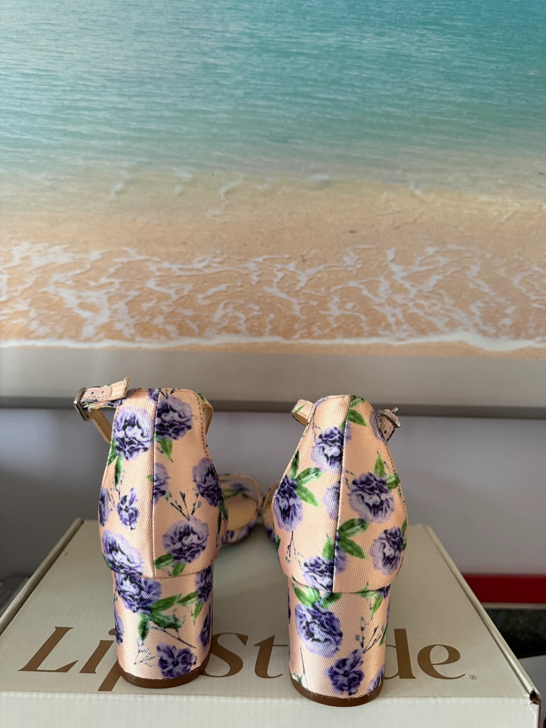 Blue by Betsey Johnson Floral Block Heel Sandals - photo 2