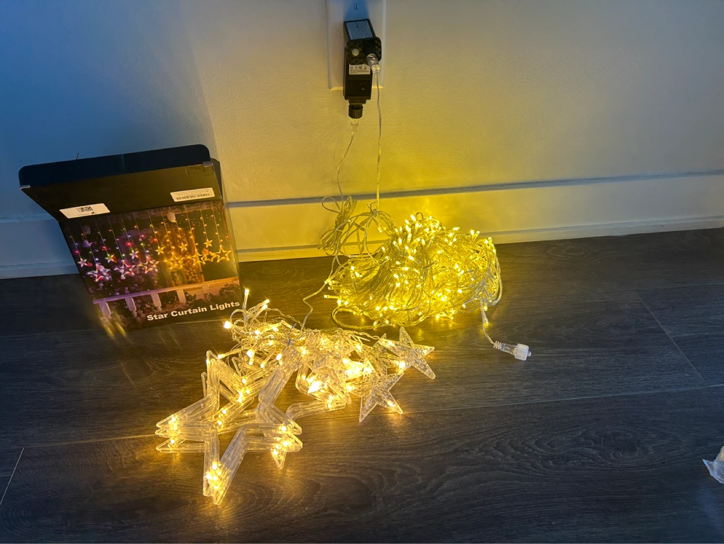 Star Curtain Lights  for Diwali and Christmas.