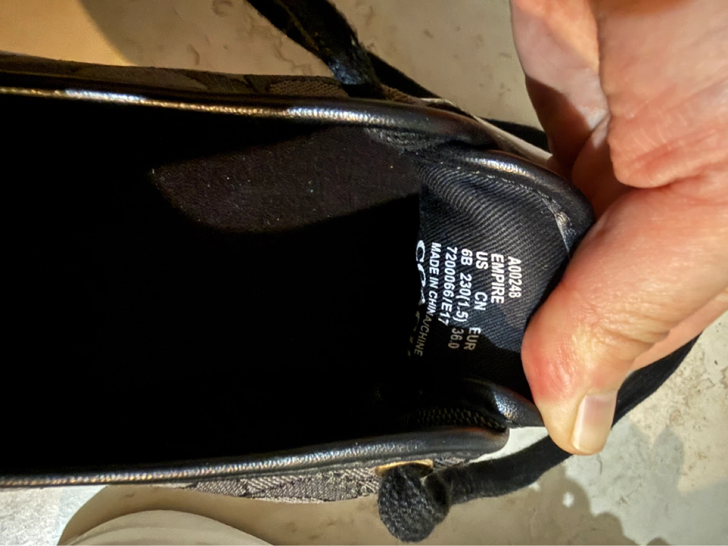 Coach "C" Monogram Sneakers (US 6, 36 EUR, 230cm) - photo 4