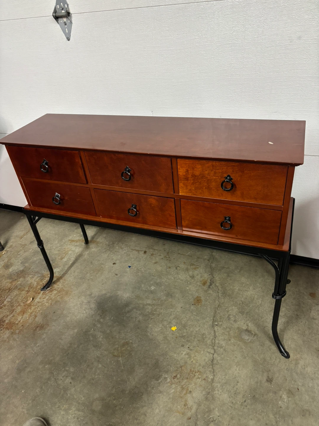 Cherry wood table set - photo 4