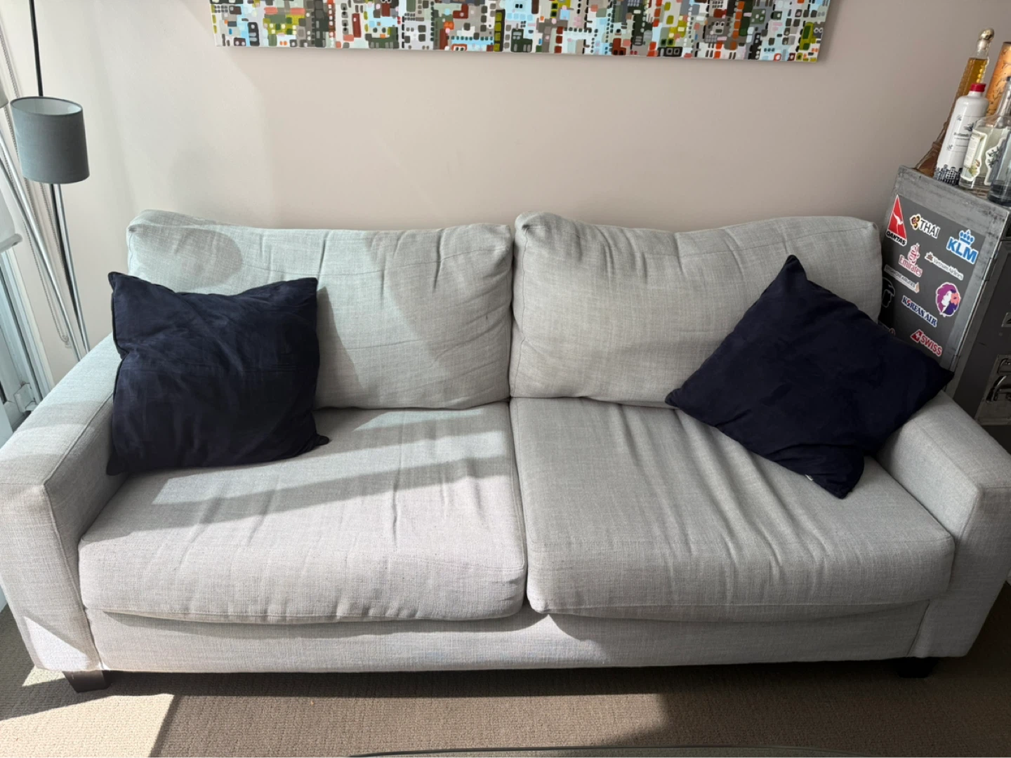 Light Grey Sofa - photo 3
