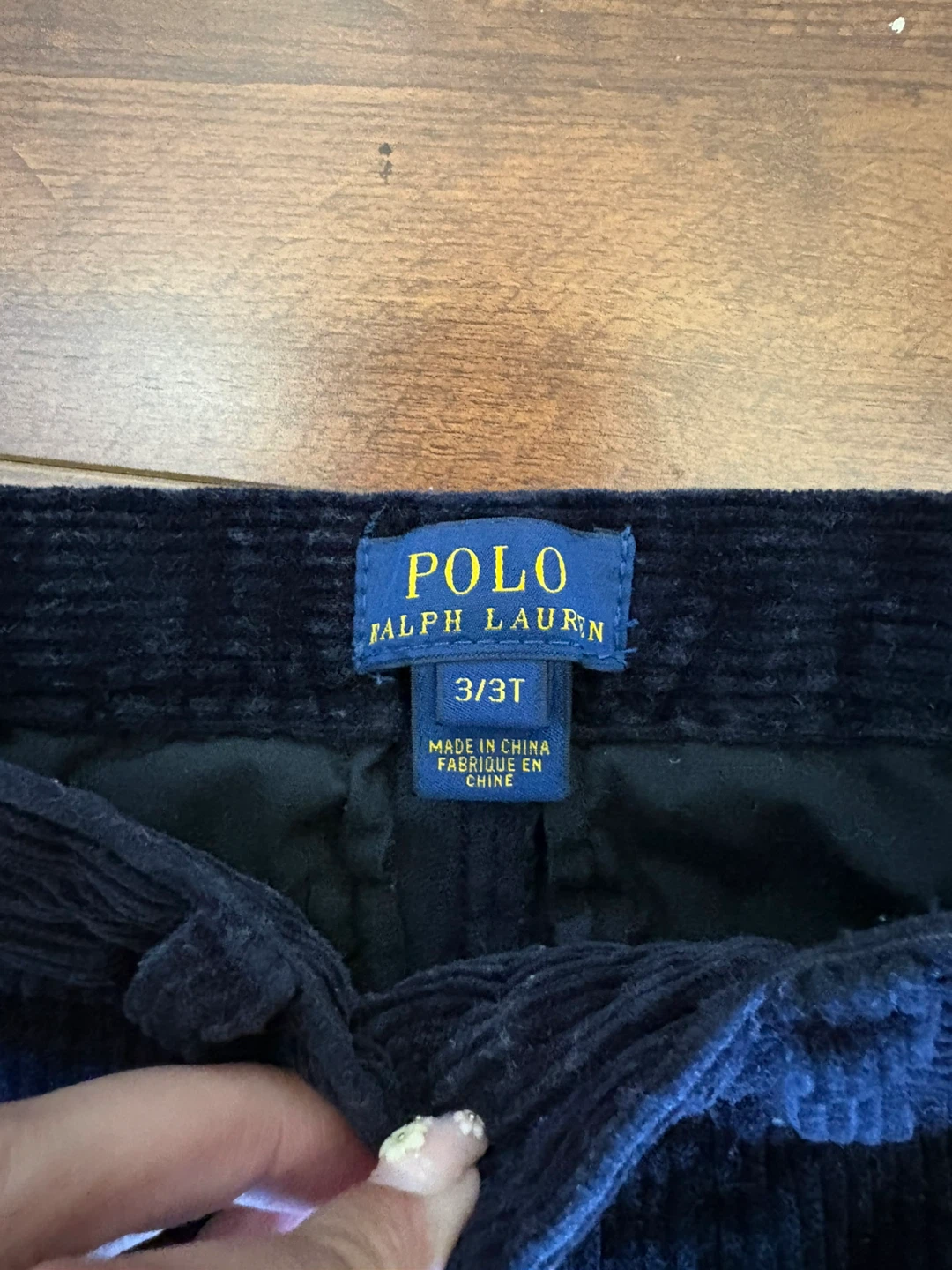 Polo Ralph Lauren Corduroy Pants - Navy 3T - photo 2