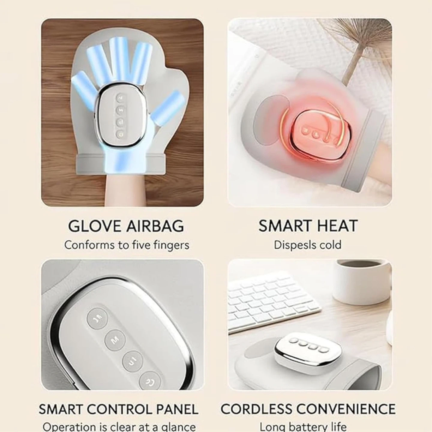 Malvay 3-in-1 Hand Massager with Heat - photo 5