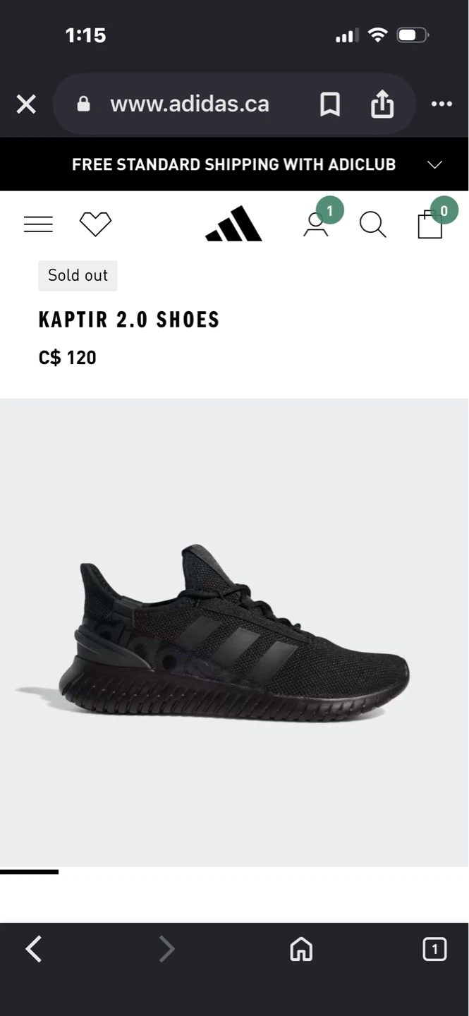 Adidas Kaptir 2.0 Shoes - photo 2