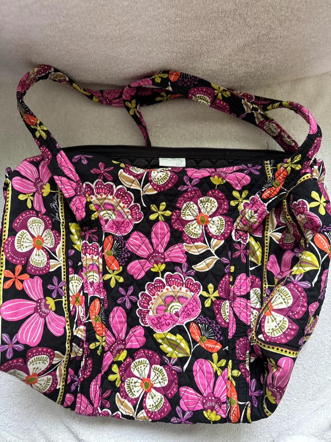 Vera Bradley Quilted Floral Duffel Bag