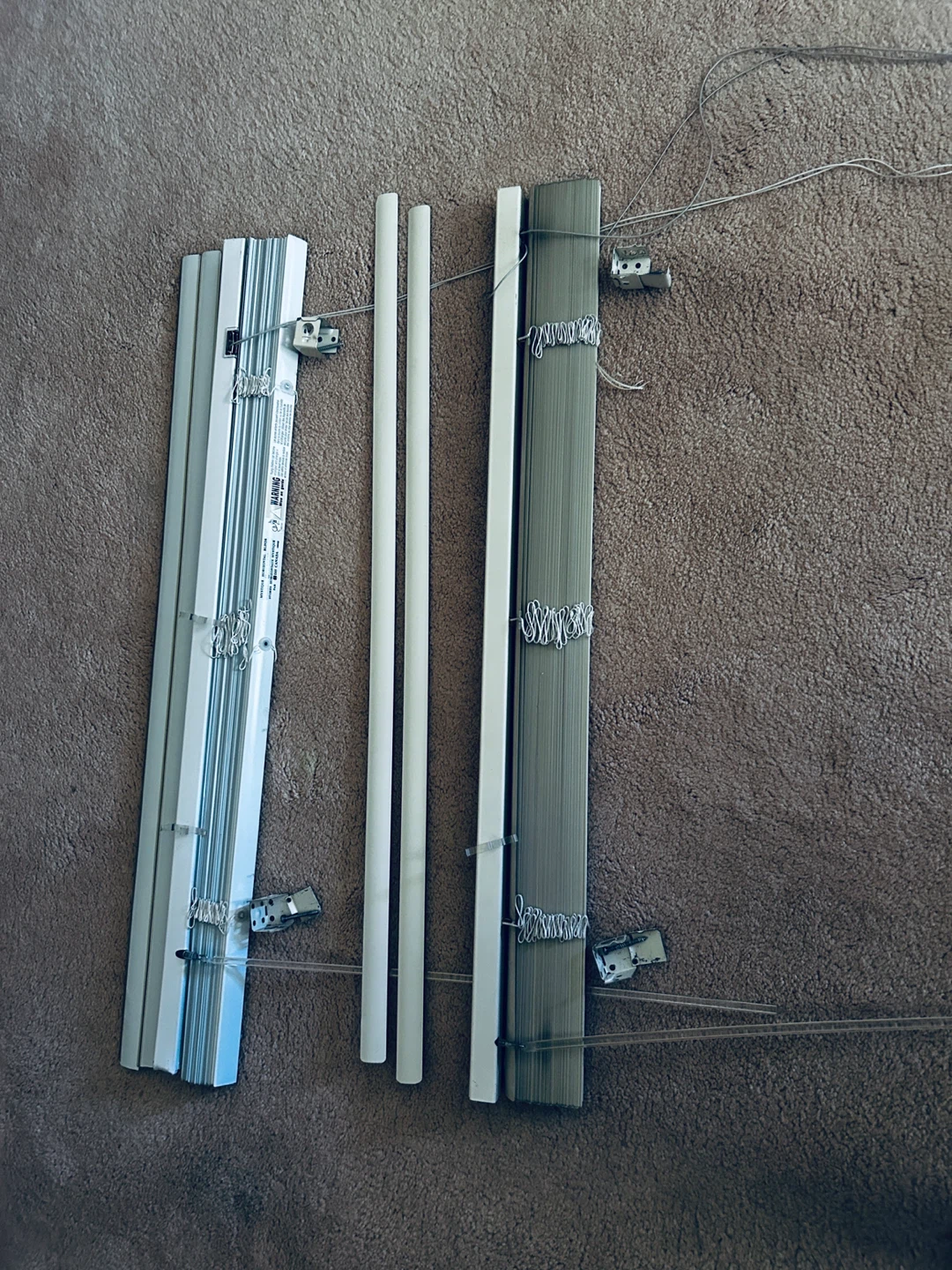 TWO 1-inch vinyl mini Blinds - photo 2