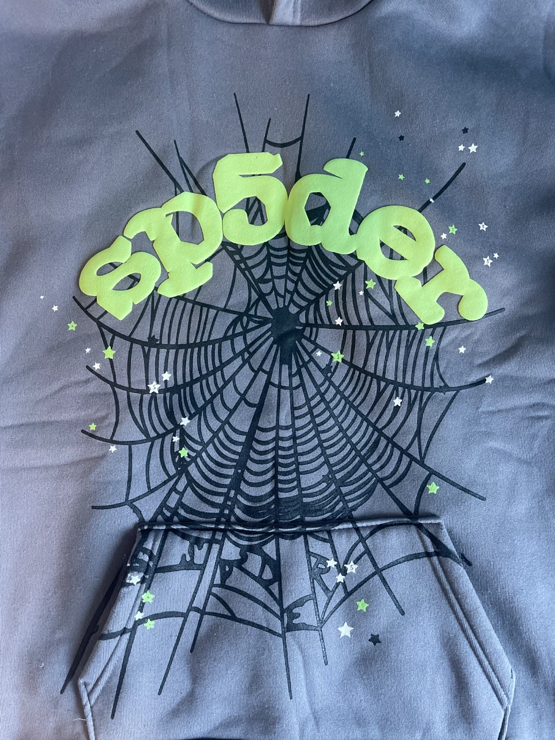 Grey Sp5der Hoodie