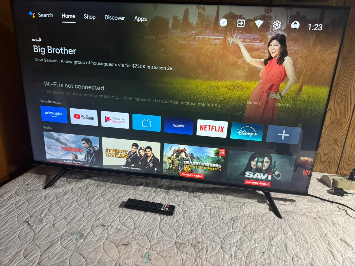 Amazing 50” Hisense 4K Smart Google TV