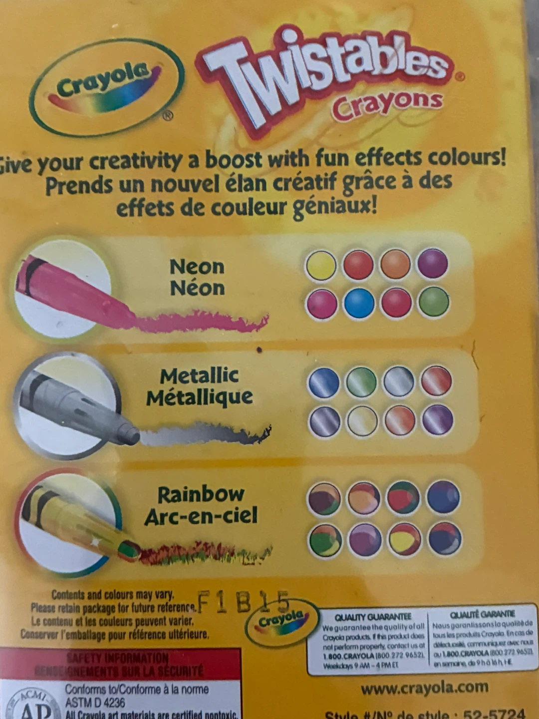 $3 Crayola Twistables Fun Effects Crayons 24 Colors Donland O'Co - photo 2