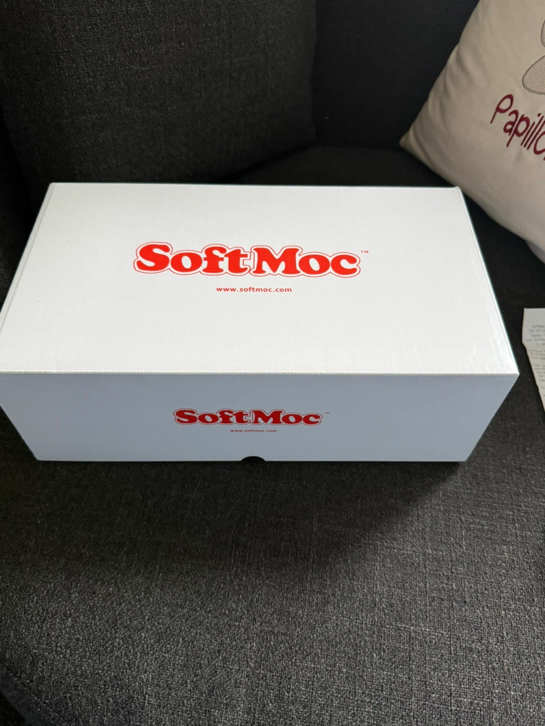 SoftMoc Louie Suede Moccasins - Black Size 8
