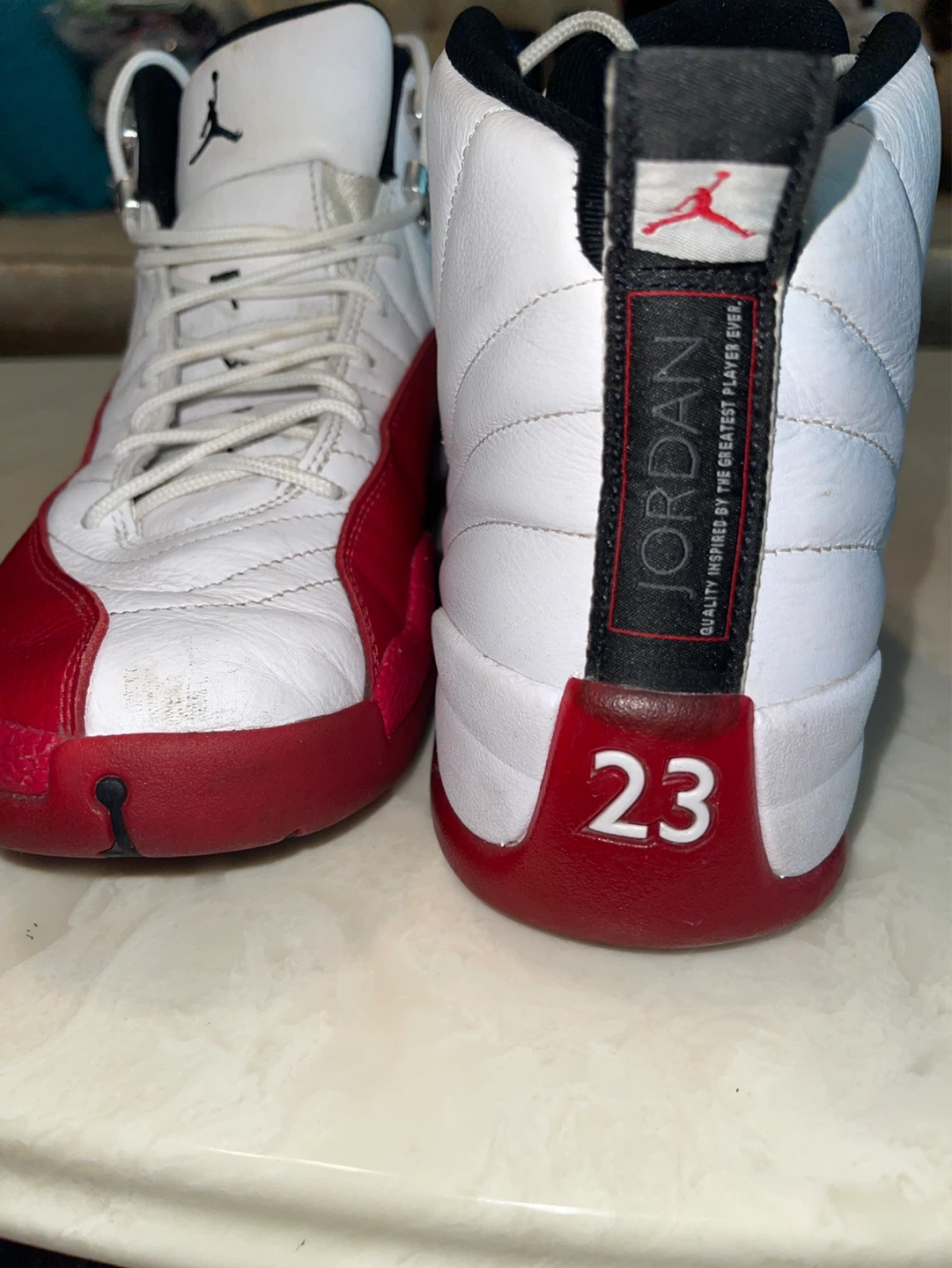 Air Jordan 12 Retro Cherry White Red - photo 4