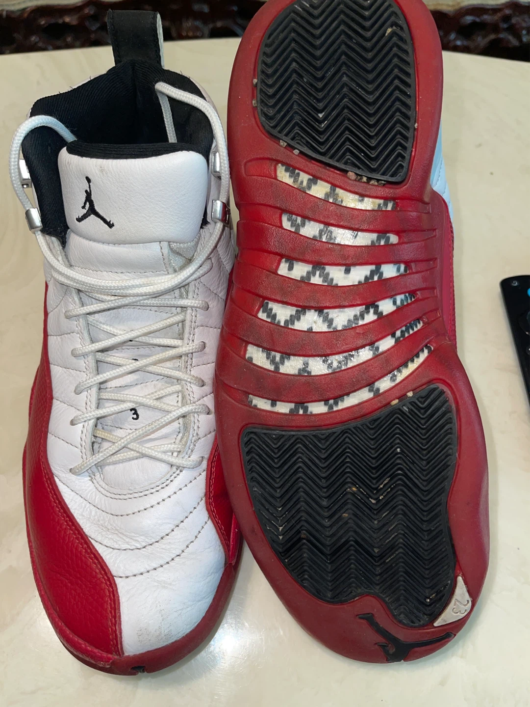 Air Jordan 12 Retro Cherry White Red - photo 3