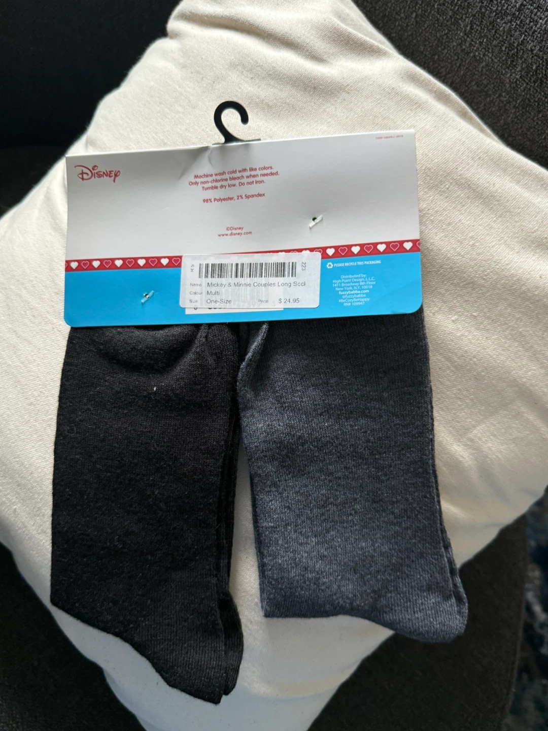 Disney Mickey & Minnie Couples Long Socks - photo 2