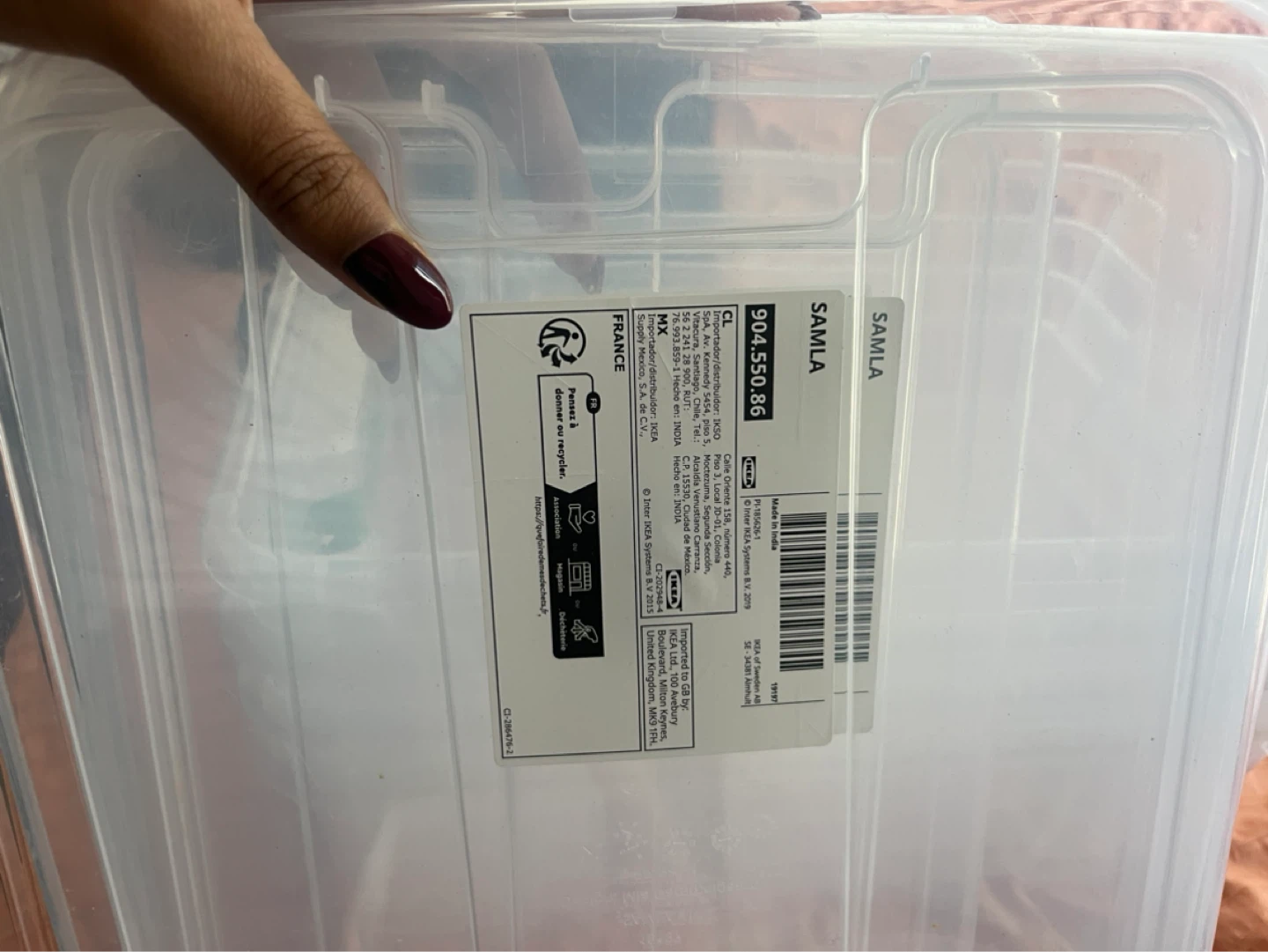 FREE IKEA SAMLA Storage Boxes (4x) - photo 2