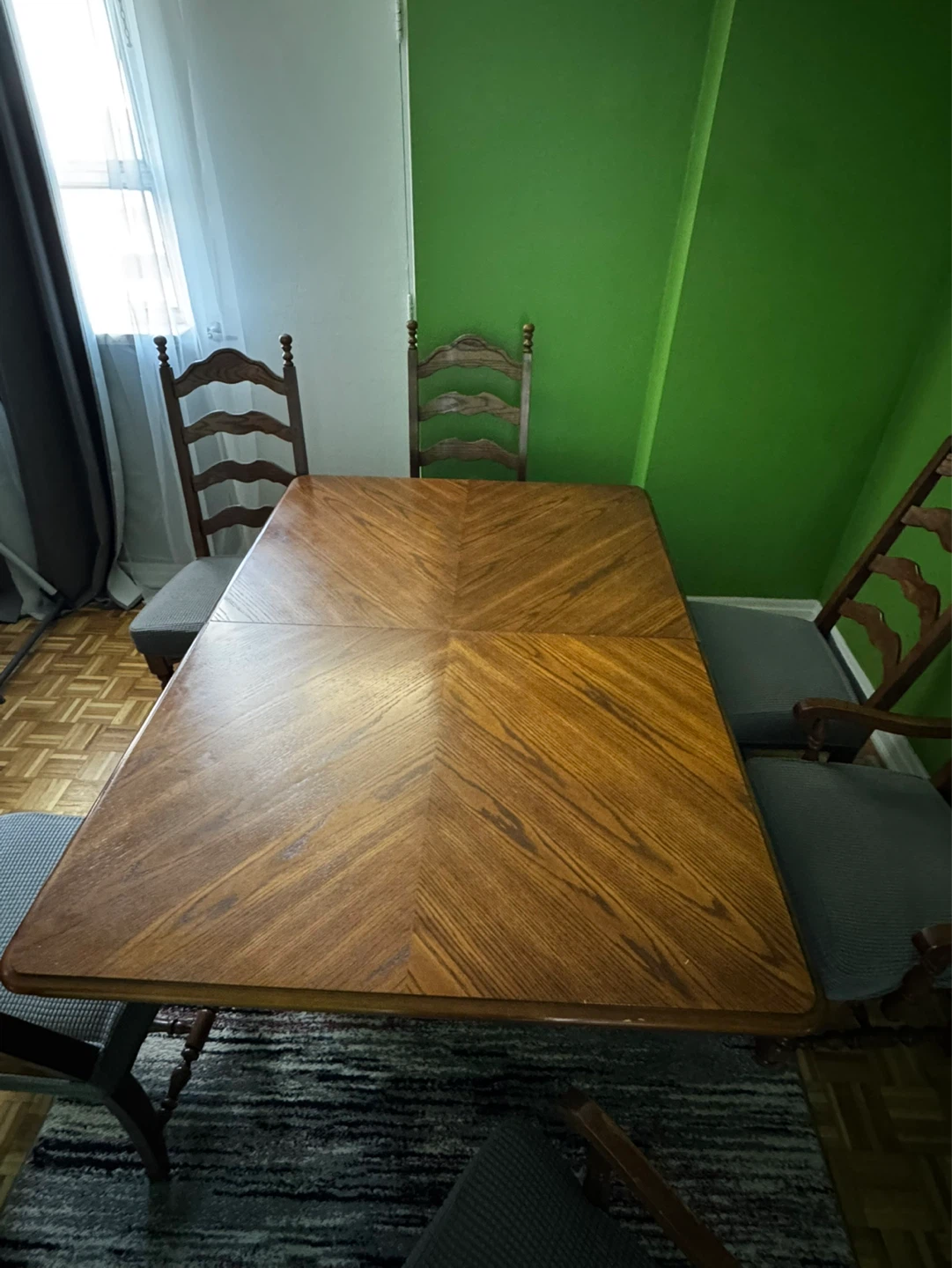 Solid Wood Extendable Dining Table Set – Table + 6 Chairs - photo 4