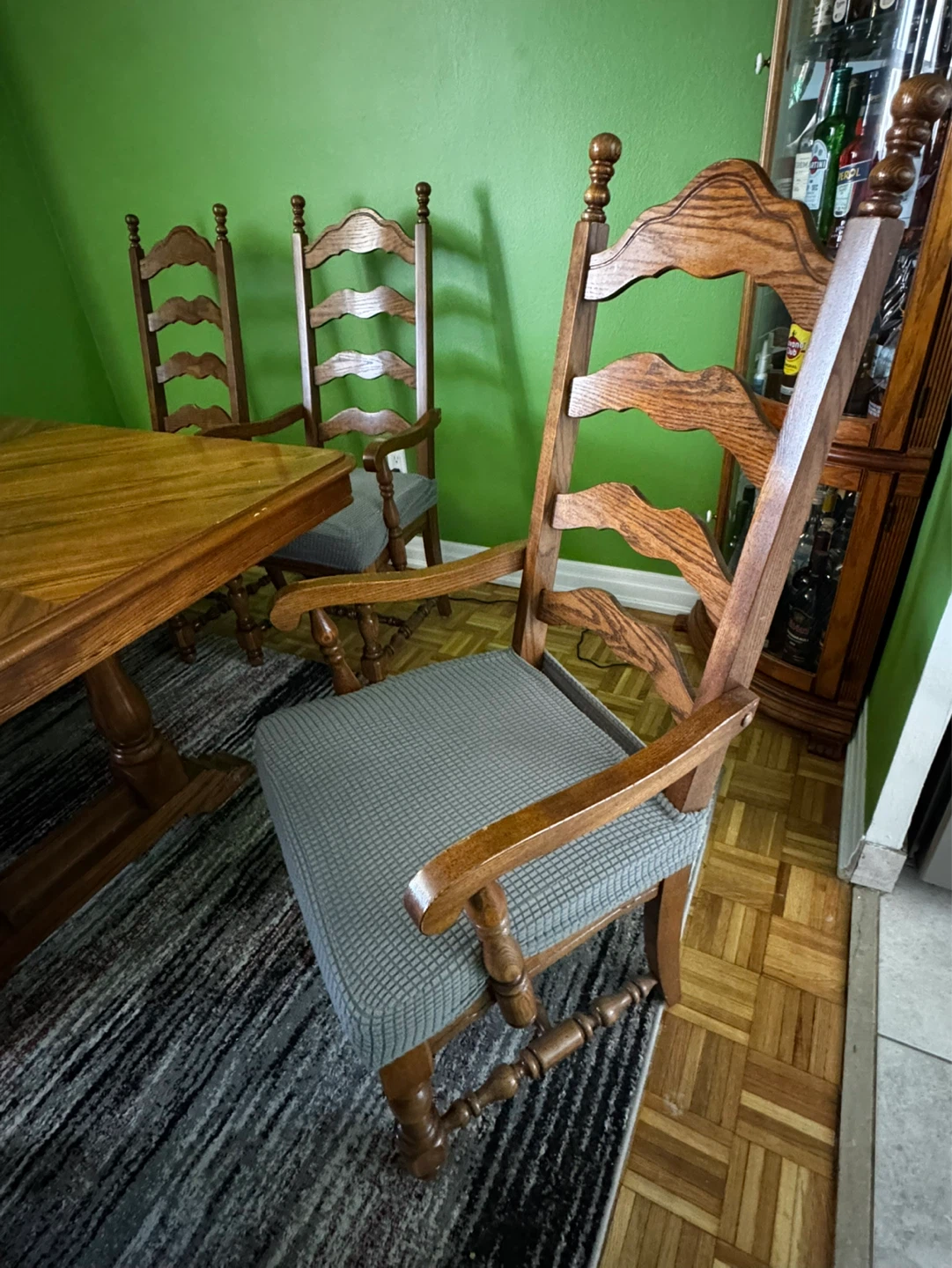 Solid Wood Extendable Dining Table Set – Table + 6 Chairs - photo 5