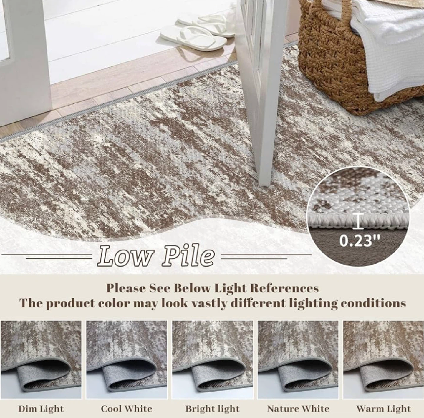 Abstract Hallway Running Rugs 2.7 x 14 feet - photo 4